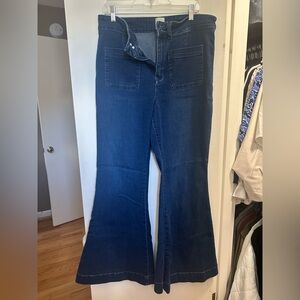 MAEVE Classic Blue Flared Women's Jeans